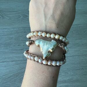 478. Freshwater Pearl Wrap Bracelet